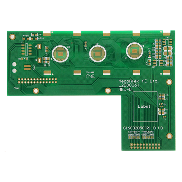 Double-sided immersion gold communication board